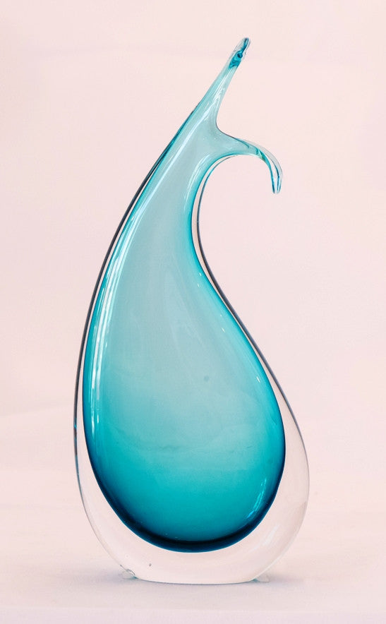 Comic Mini Jester Vase - Aqua