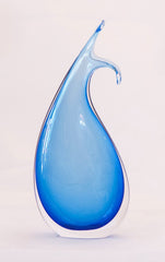 Comic Mini Jester Vase - Marine Blue